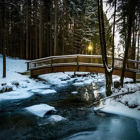 Modernes Holzhaus Mit Sauna, Whirlpool Und Entspannungsraum ريغين